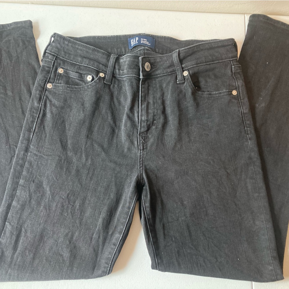 GAP Charcoal Classic Straight Denim